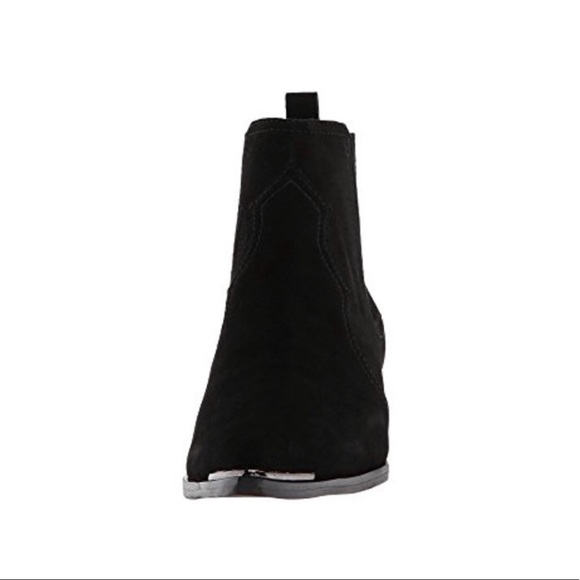 NEW Marc Fisher Yohani suede black booties 7 - Picture 2 of 13